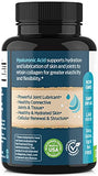 Hyaluronic Acid Dietary Supplement, 100 mg - 120 Vegetable Capsules – Joints, Bones and Connective Tissue Formula - Daily Anti Aging Beauty Serum for Healthy Skin, Hair and Eyes – by ForestLeaf