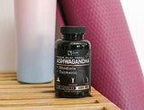 Ashwagandha Complex - Organic Ashwagandha Root Powder + Rhodiola Rosea + Turmeric - 100% Pure Ashwagandha Capsules Supplement - for Adrenal Support, Stress Support