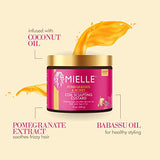 Mielle Organics Pomegranate & Honey Sculpting Custard, Natural Styling Cream Plus Moisture, For Curl, Wave, & Coil Definition for Natural or Relaxed Type 4 Hair, 12-Fluid Ounces