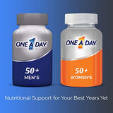One A Day Men’s 50+ Multivitamins, Supplement with Vitamin A, Vitamin C, Vitamin D, Vitamin E and Zinc for Immune Health Support*, Calcium & more, 175 count