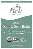 Organic Skin & Scar Balm by Earth Mama | Reduces the Discomfort and Appearance of C-Section Scars and Pregnancy Stretch Marks, 1-Fluid Ounce