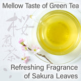 【Direct from Japan】Yamasan Sakura Sencha Green Tea - Japanese Loose Leaf Tea blending with Japanese Sakura Petals (80g)