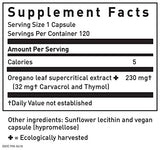 Gaia Herbs Oil of Oregano, Vegan Liquid Capsules, 120 Capsuls Immune Support