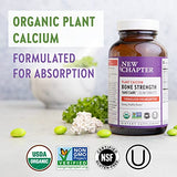 New Chapter Calcium Supplement – Bone Strength Whole Food Organic Calcium with Vitamin K2 + D3 + Magnesium, Vegetarian, Gluten Free - 120 Count (40 Day Supply)