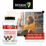 #1 Best MAX Potency Women's Daily Vitamin & Antioxidant! We Deliver 100% of Your Daily Vitamin & Mineral Values to Bridge Your Nutrition Gap - Feel The Difference or Your Money Back!
