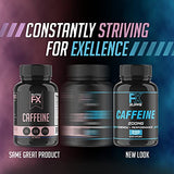 Fx Supps Caffeine 200 mg Pills (2-Pack, 200 Capsules) Fast Acting Energy Supplement for Men and Women | Improves Physical & Mental Focus, Stimulates Memory | Quick Energy Boost & Increases Metabolism