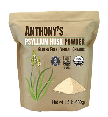 Anthony's Organic Psyllium Husk Powder Vegan Organic 680g