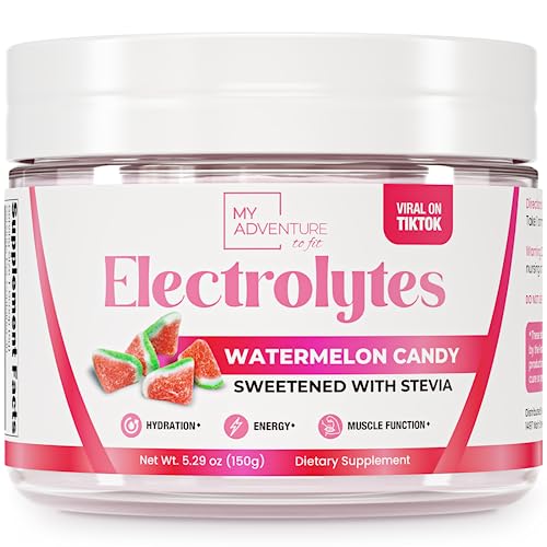 Keto Electrolytes Powder Electrolytes Daily Supplement - Replenishing Electrolyte Drinks Mix - Electrolytes Powder No Sugar Added - Keto Electrolyte Supplements (Watermelon Candy, 30 Servings))