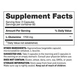 L-Glutamine Capsules from The Myers Way Protocol - Dietary Supplement, 120 Capsules 850 mg per Capsule - from Dr. Amy Myers