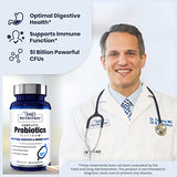 1MD Nutrition Complete Probiotics Platinum | Supports Digestive Health | with Nourishing Prebiotics, 51 Billion Live CFU, 11 Strains, Dairy-Free | 30 Vegetarian Capsules