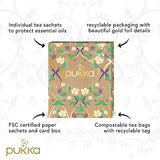 Pukka Organic Tea Bags, Relax Selection Box Herbal Tea, Perfect for Inner Harmony, 45 Tea Bags