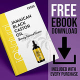 Jamaican Black Castor Oil Organic for Hair Growth and Skin Conditioning [SCENT REGULAR]- 100% Cold-Pressed 4oz Bottle