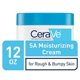 CeraVe Moisturizing Cream with Salicylic Acid | Exfoliating Body Cream with Lactic Acid, Hyaluronic Acid, Niacinamide, and Ceramides | Fragrance Free & Allergy Tested | 12 Ounce