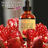 Organic Pomegranate Seed Oil (4 oz), USDA Certified by Mary Tylor Naturals, Cold Pressed, Hexane-Free, Antioxidants, Rejuvenates Hair, Promotes Skin Elasticity
