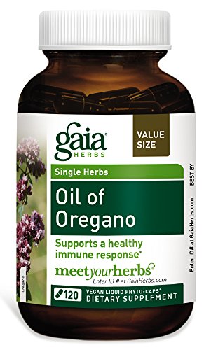 Gaia Herbs Oil of Oregano, Vegan Liquid Capsules, 120 Capsuls Immune Support