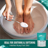 2 in 1 Callus Softener & Remover-All Natural Magnesium rich Epsom, Tea Tree, Peppermint & MSM Foot Soak & Foot Lotion-Soothes & Softens Dry Hard Calluses, Corns & Cracked Heels-by Purely Northwest