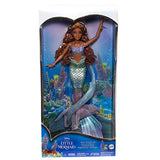 Disney The Little Mermaid Deluxe Mermaid Ariel Doll with Iridescent Tail, Hair Jewelry Beads, and Doll Stand