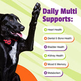 Pet Naturals Daily Multivitamin for Dogs - Yummy Chews with Amino Acids, and Antioxidants - Supports Energy, Metabolic Function and Pet Wellness