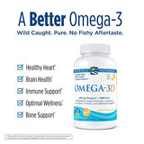 Nordic Naturals Omega-3D, Lemon Flavor - 690 mg Omega-3 + 1000 IU Vitamin D3-120 Soft Gels - Fish Oil - EPA & DHA - Immune Support, Brain & Heart Health, Healthy Bones - Non-GMO - 60 Servings