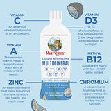 MaryRuth Organics Nighttime Liquid Multimineral Supplement | Sugar Free | Natural Sleep Support for Adults & Kids | Magnesium, Calcium & MSM | Coconut Flavor | Vegan | Gluten Free | 32 Servings