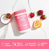 Vital Proteins Beauty Collagen Peptides Powder Supplement for Women, 120mg of Hyaluronic Acid, 15g of Collagen Per Serving, Enhances Skin Elasticity and Hydration, Strawberry Lemon, 9.6oz Canister