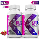 (2 Pack) MIX RX Keto Diet Boost 60 Pills with Exogenous Ketones - Weight Loss w  MCT Oil Powder