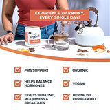 Organifi Harmony - Women’s Organic Cacao Superfood Powder Drink Mix for Hormone Balance, PMS Relief, Menstrual and Energy Support - Vegan, Gluten-Free Balancing Herbal Tea Alternative