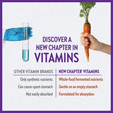 New Chapter Men's Multivitamin for Immune, Stress, Heart + Energy Support with Fermented Nutrients - Every Man's One Daily, Made with Organic Vegetables & Herbs, Non-GMO, Gluten Free - 72 ct