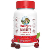 Immunity Gummies Elderberry 5-in-1 for Kids - Adults by MaryRuth's - Organic Ingredients - Echinacea, Vitamin C and D - Vegan Non-GMO Cherry 90ct