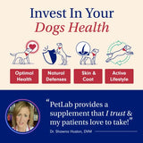 PetLab Co. 13 in 1 Dog Multivitamin - Support Dog's Immune Response, Skin, Coat, Joints & Overall Health - Vitamins A, E, D, B12, Minerals, Antioxidants - Chewable Pork Flavor