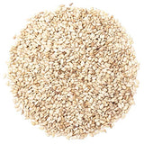Organic Hulled Sesame Seeds, 8 Ounces – Whole Raw White Sesame Seeds, Non-GMO, Kosher, Vegan, Unroasted, Bulk. High in Iron, and Calcium. Perfect for Tahini Paste, Stir-fries, and Salads.