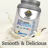 Organic Vegan Sport Protein Powder, Vanilla - Probiotics, BCAAs, 30g Plant Protein for Premium Post Workout Recovery - NSF Certified, Keto, Gluten & Dairy Free, Non GMO - Garden of Life - 19 Servings