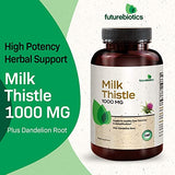 Futurebiotics Milk Thistle 1000mg Silymarin Marianum & Dandelion Root Liver Health Support, 150 Capsules
