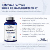 1MD Nutrition CurcuminMD Plus - Turmeric Curcumin with Boswellia Serrata - 285x More Absorbable | Joint Stiffness, Muscle Recovery, and Mood Support | 60 Capsules