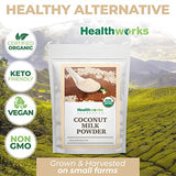 Healthworks Coconut Milk Powder (16 Ounce / 1 Pound) | Certified Organic | All-Natural, Creamy, Dairy-Free, Soy-Free, Paleo Diet, Vegan & Non-GMO