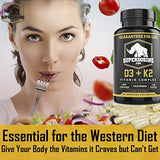 [90 Days] Max Strength, 2 in 1 D3 and K2 with 10,000 iu Vit D and 1,500 mcg Vit K. D3K2 Supplements Promote Bone and Heart Health. D3-K2 MK4 Supplement Capsule Boosts Immune System. Best K2D3 Vitamin