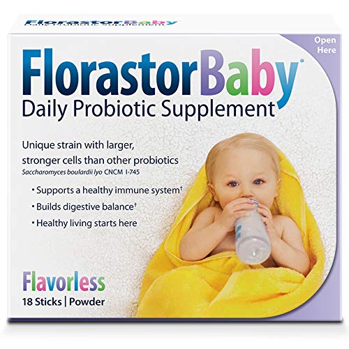 Florastor Baby Daily Probiotic Supplement, 18 Powder Packets