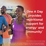 One A Day Immunity + Energy Support, Complete Adult Multivitamin Supplement with Vitamins A, C, D, E, and Zinc for Immune Support and B Vitamins, 100 Count