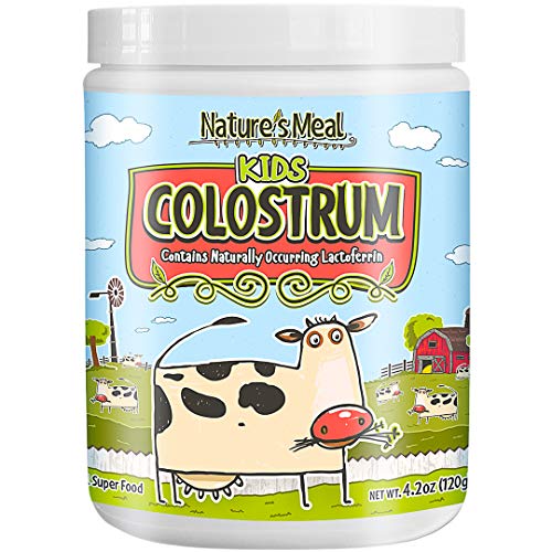 Immune Support for Kids - Colostrum Powder, Natural Super Food with Lactoferrin, IgG, and PRPS 4.2 oz. Ages 6 Months+