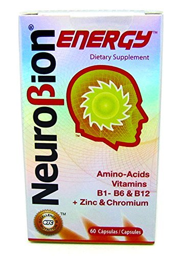60 Caps Neurobion Energy - Amino Acids Vitamin B1 B2 B6 B12 - Increases Brain Alertness & Stamina