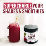 Force Factor Total Beets Drink Mix Superfood Powder with Nitrates to Support Circulation,Blood Flow,Nitric Oxide,Energy,Endurance,and Stamina,Cardiovascular Heart Health Supplement,30 Servings