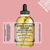 Provence Beauty Honey Suckle Jasmine Multi-Use Oil for Face, Body & Hair - Hydrates Skin & Restores Hair's Natural Shine - Enriched with Apricot Oil, Fractionated Coconut Oil & Vitamin E - 4 Fl Oz
