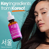 SeoulCeuticals Korean Skin Care Kojic Acid Serum Alpha Arbutin Serum – Dark Spot Remover Corrector Glycolic Acid Serum + Salicylic Acid K Beauty 1oz