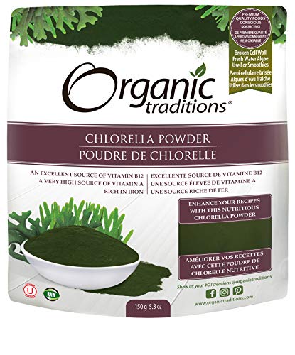 Organic Traditions Organic Powder, Chlorella, 5.3 Ounce