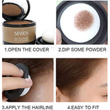 Instantly Hair Shadow - SEVICH Hair Line Powder, Quick Cover Grey Hair Root Concealer with Puff Touch, 4g Medium Brown