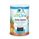 allOne Multiple Vitamin & Mineral Powder, For Active Seniors | Once Daily Multivitamin, Mineral & Amino Acid Supplement w/ 4g Protein | 30 Servings