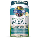 Garden of Life Meal Replacement - Organic Raw Plant Based Protein Powder, Lightly Sweet, Vegan, Gluten-Free, 36.6oz (2lb 5oz/1,038g) Powder