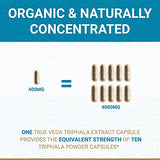 Organic Triphala Veggie Capsules – USDA Organic Certified | 100% Natural Herbal Supplement | Supports Healthy Digestion | Natural Antioxidant | Ayurveda | 60 Easy Swallow Vegetarian Pills