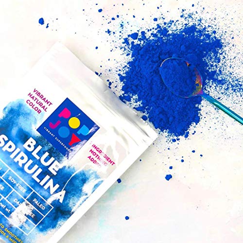 100% Blue SPIRULINA Powder by POPJOY - Vibrant SUPERFOODS