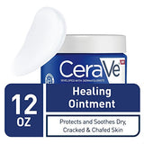 CeraVe Healing Ointment | 12 Ounce | Cracked Skin Repair Skin Protectant with Petrolatum Ceramides | Lanolin & Fragrance Free